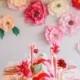 DIY Flower Wall   Bridesmaids' Party