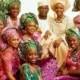 Afrique de l'Ouest de mariage traditionnelle Tenue