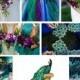 Trendy and Gorgeous peacock wedding themes.