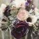 Succulent Et Anémone bouquet de mariée