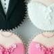 Bride And Groom Cupcakes Wedding Party