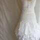 Fairy Dress Wedding Upcycled Vêtements en lambeaux romantique Vêtements Shabby Chic génial Eco style fait de robe Upcycled Femme