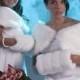 Невеста И Цветочница Пользовательские Искусственного Меха Wrap И Муфт Устанавливает Зимняя Свадьба Платки Пожимает Плечами Досту