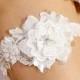Lace Garter - Bridal Garter, Wedding Garter, Floral Lace Garter