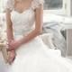 Bridal ivory white wedding dresses