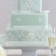 Mint Wedding Cake    