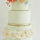 Mint Green And Floral Top Wedding Cake / Cobi & Coco Cakes / Garden Party {Wedding} 