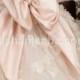 Bogen-Hochzeits-Kleid Baxk