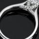 Platinum Vatche "X-Prong Surprise" Solitaire Engagement Ring