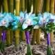 Paon Bridesmaids Bouquets