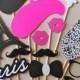 Paris Photo Booth Props. Parisian Photo Booth Props. Glitter. Girls Night Out / Bachelorette / Birthday / Wedding. Set Of 16.