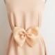 Peach Bridesmaid Dress 