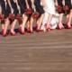 أحذية الزفاف الأحمر
