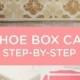 صندوق الأحذية كعكة الخطوة بخطوة تعليمي