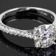 18k White Gold Vatche "Inara Pave" Diamond Engagement Ring