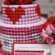 Gems valentine's wedding cake