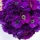 Majestic Violet Bouquet par Blush Botanicals
