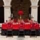 Red & Black Table Decor  