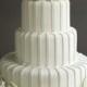 Gâteau de mariage blanc Shell