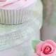 Hübsche Rose Cupcakes