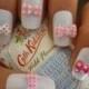 Details About 3D Nail Art Bows Pink Kawaii Kidston Kitsch Style 3D Nail Art Decoration - NEW