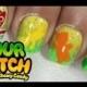 Sour Patch Kids Candy Nail Art
