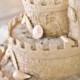 Gâteau de mariage de château de sable