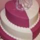 Two-toned Heart Cake 
