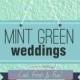 النعناع الأخضر حفلات الزفاف