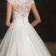 جديدة بسيطة الأورجانزا زيبر يزين فستان الزفاف مخصص فساتين مصنوعة