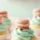Mini French Macaron Cupcakes 