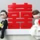 Cadre de mariage chinois Mantou photo