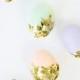 DIY Confetti Dipped Easter Eggs 