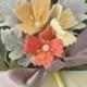 Boutonniere With Felt Flowers 
