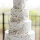 Ornate Beach Wedding Cake 