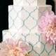 Amazing Wedding Cakes / Patterned Ombre Wedding Cake {simply Sweet Cakery}