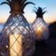 Pineapple Hurricane Lanterns 