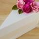Cream Paper Cake Slice Favor Boxes 
