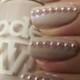 Bridal Manicure / Nails // Pearls  