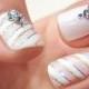 Shining and sparkling nail art