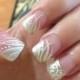 My Wedding Nails :-) # weiß # Glitter