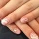 Nail Sweet Lace And Pink Gradient 