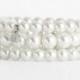 Givenchy verre perle bracelets extensibles (lot de 3)