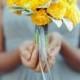 Yellow Ranunculus Wedding Bouquet