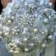 Deposit On A Custom Heirloom Pearl Posy -- Made To Order Brooch Wedding Bouquet