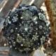 الماس الأسود بروش باقة - الإيداع في A صنع لأمر بروش باقة