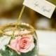 Smaragd und Champagner Hochzeits-Ideen