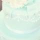 Mint Green Wedding Cake 