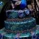 Peacock gâteau de mariage