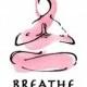 Йога-искусство акварельной печати - дыши